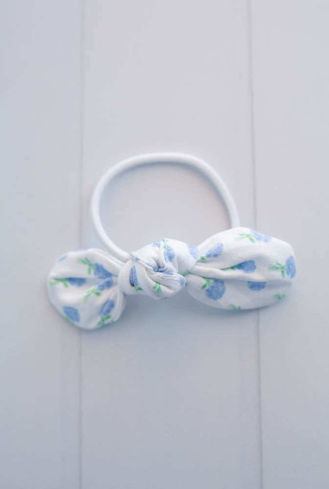 Jen Strandberg Studio X Sunshine Style Hydrangea Bow Hair Tie