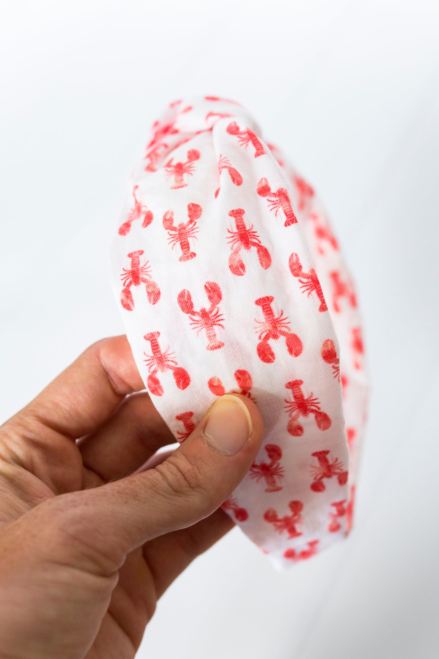 Nantucket Lobster Print Headband