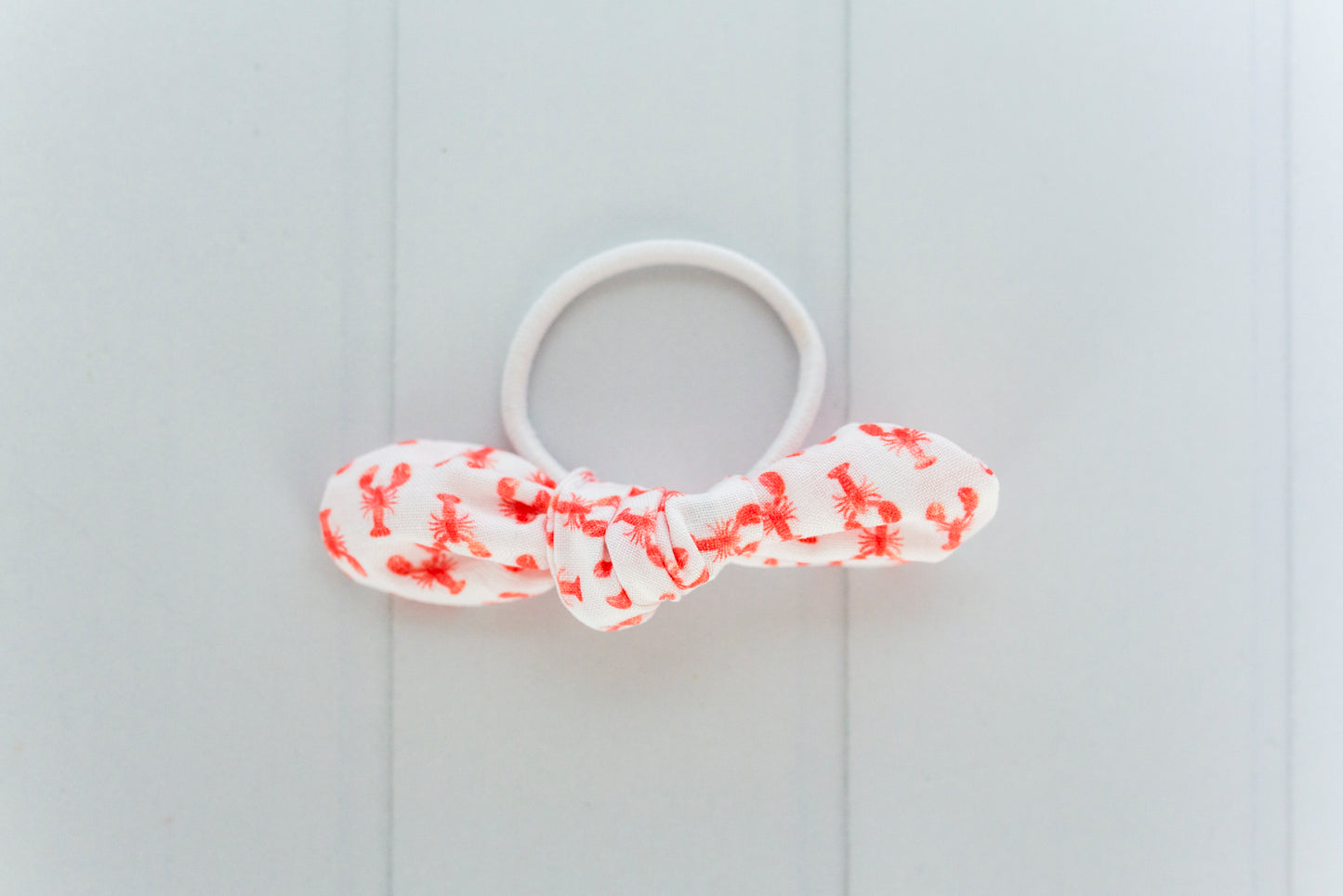Mini Lobster Bow Hair Tie