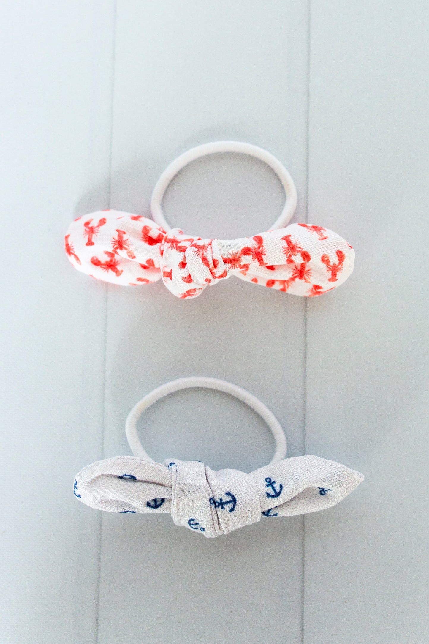 Mini Lobster Bow Hair Tie