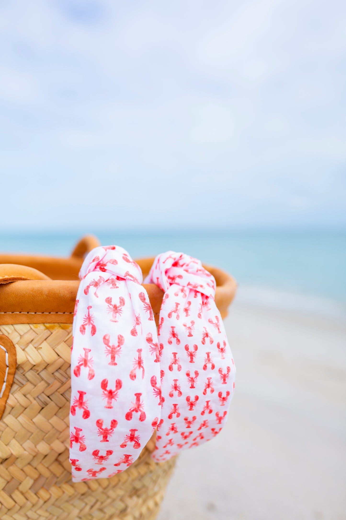 Nantucket Lobster Print Headband