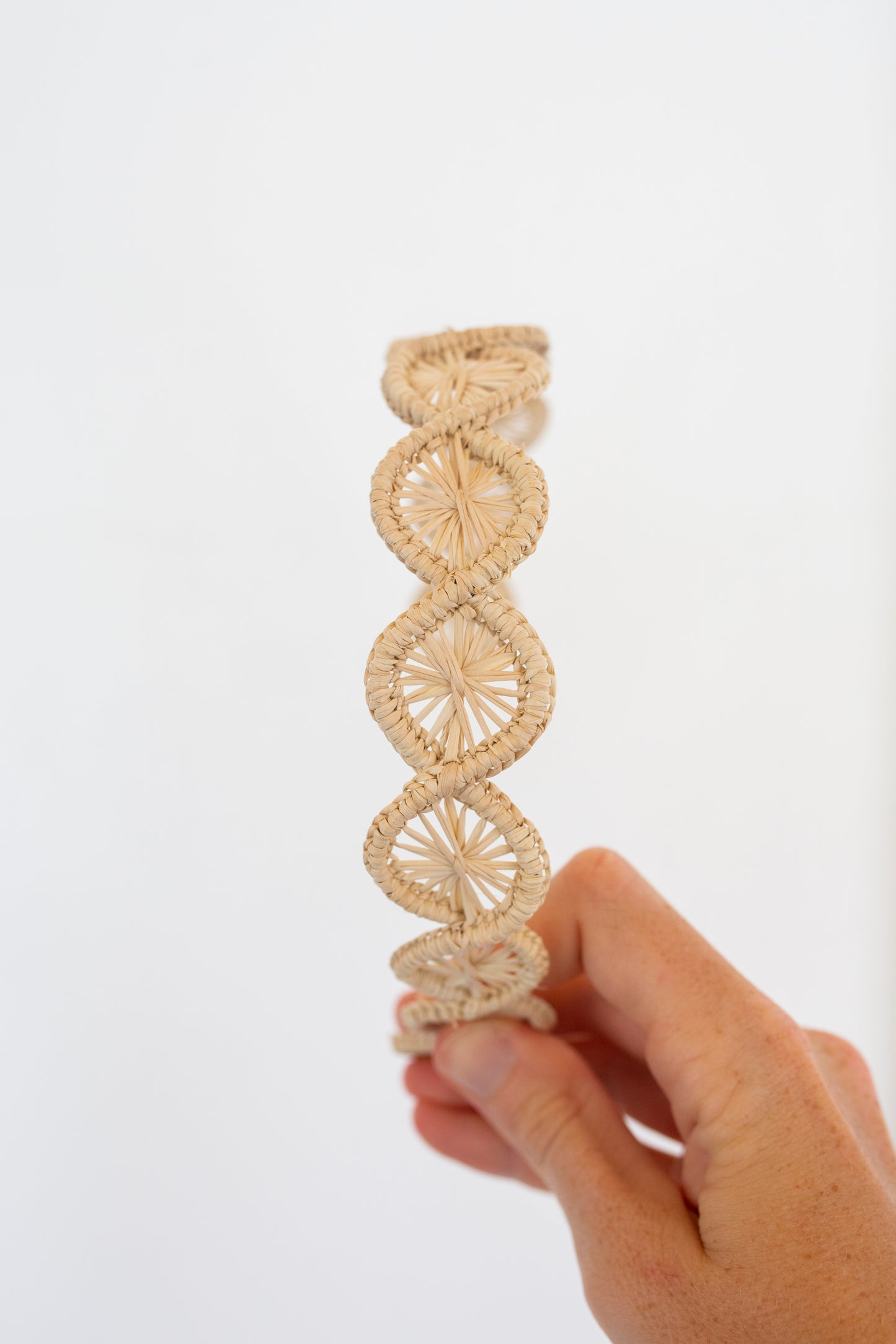 Natural Woven Iraca Palm Headband