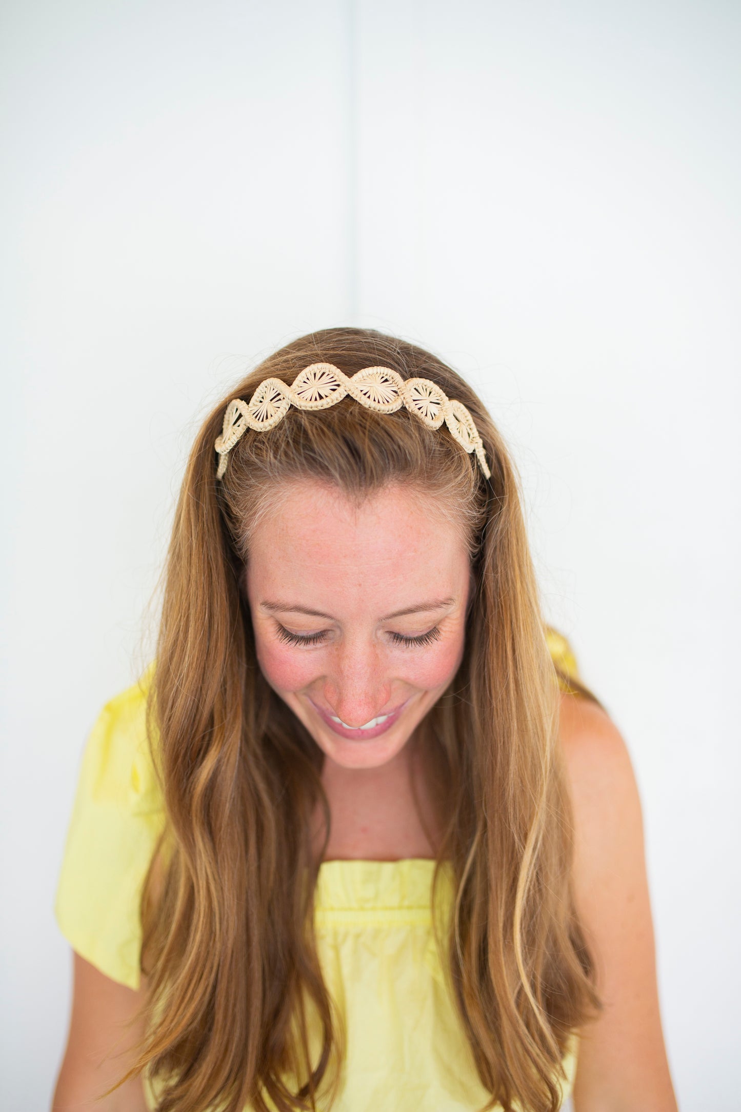 Natural Woven Iraca Palm Headband