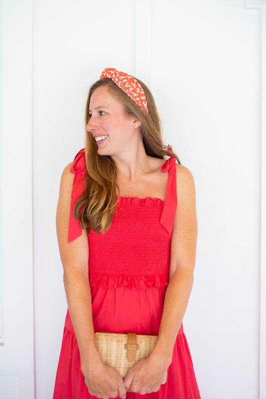 Crab and Lobster Print Headband
