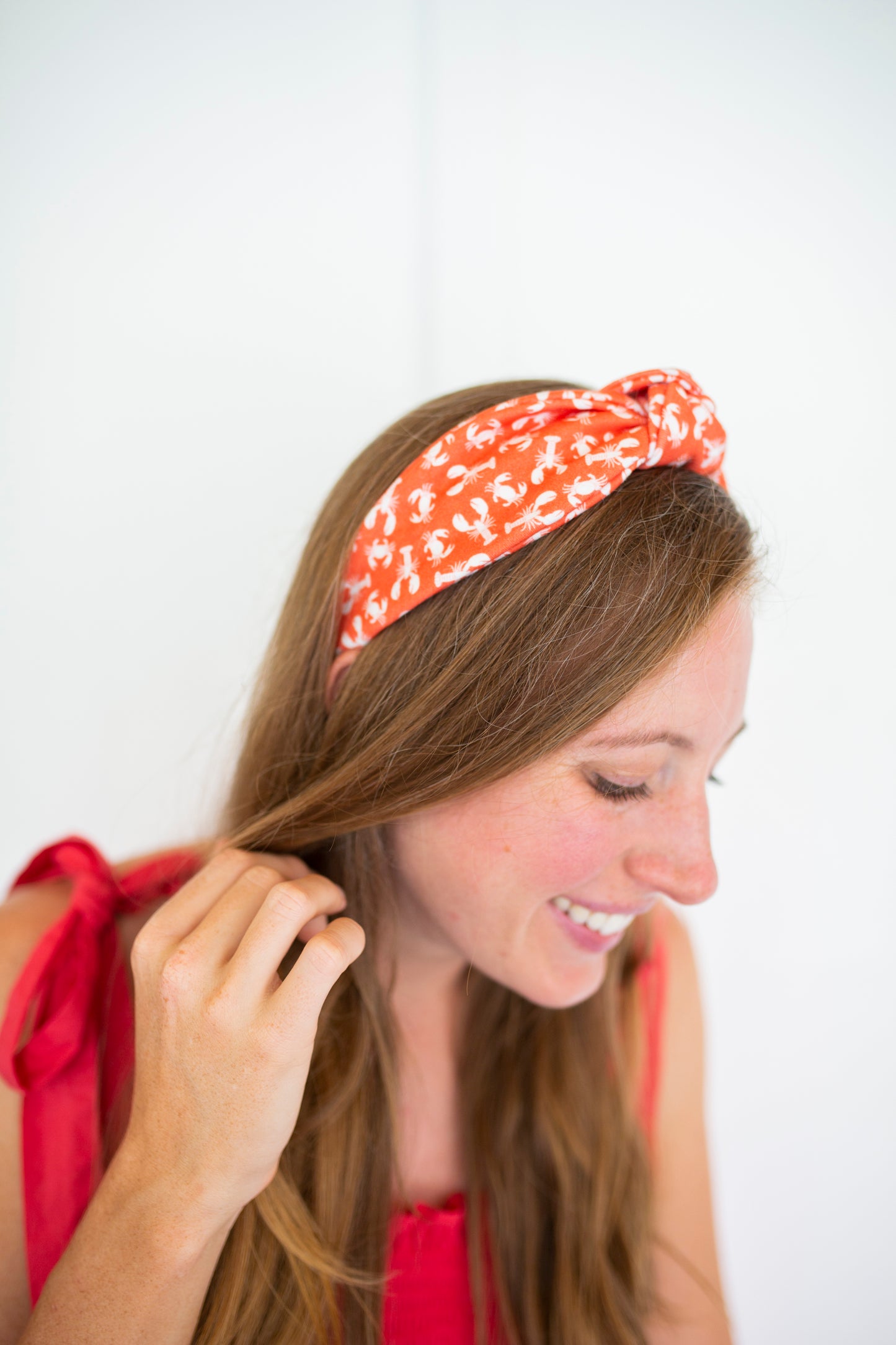 Crab and Lobster Print Headband