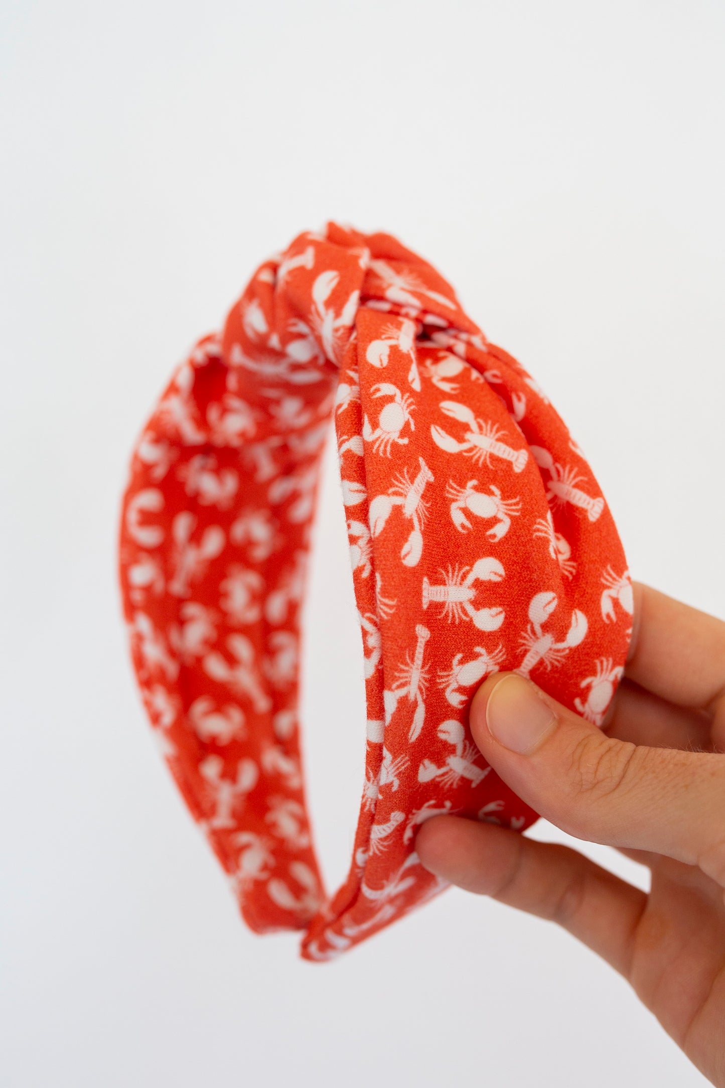 Crab and Lobster Print Headband