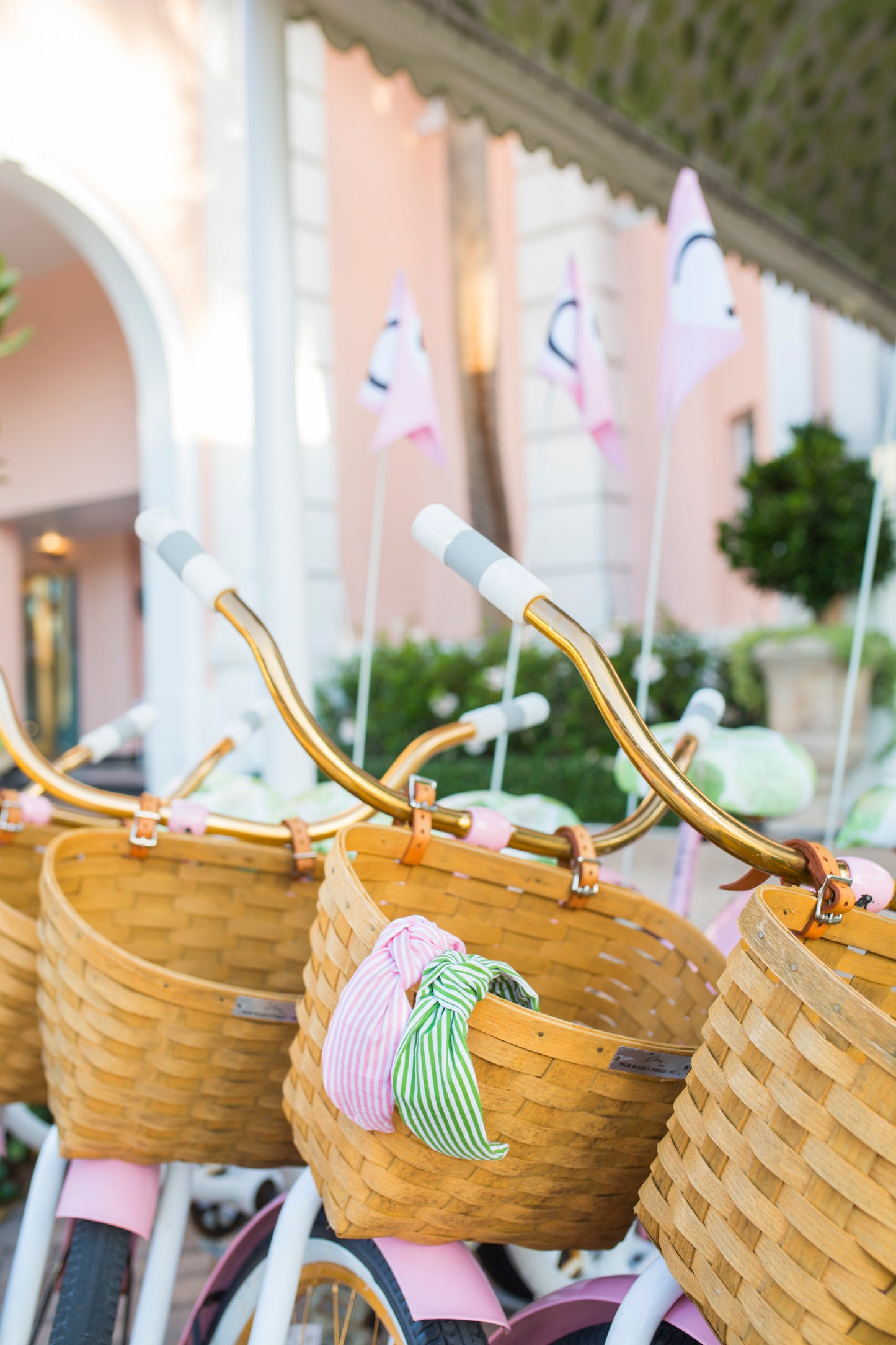 Pink Striped Headband