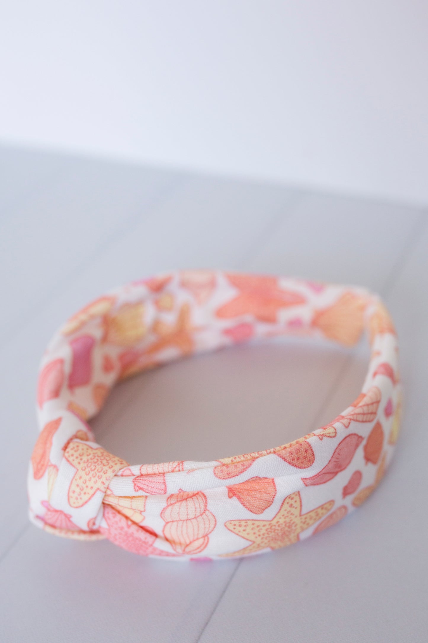 Sanibel Pink Shell Print Headband