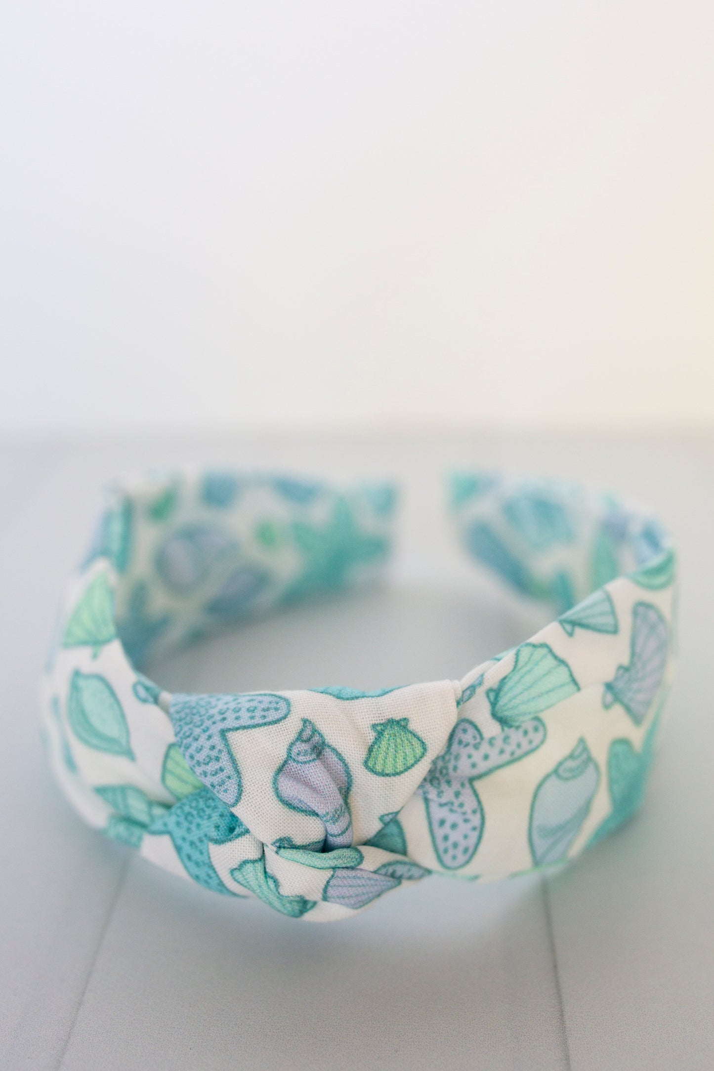 Captiva Island Blue Shell Print Headband