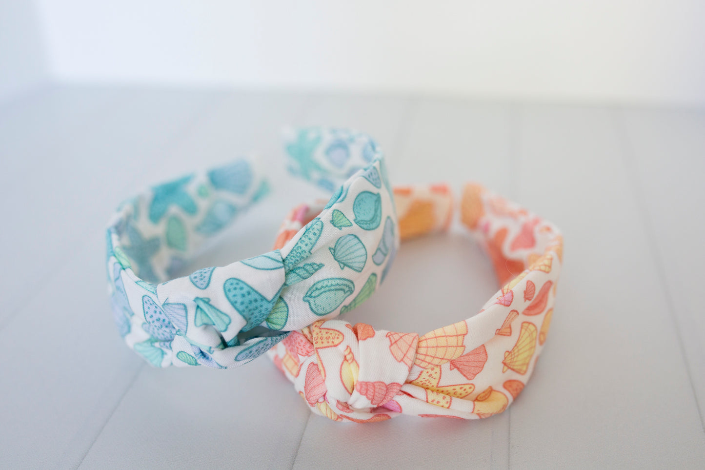 Captiva Island Blue Shell Print Headband