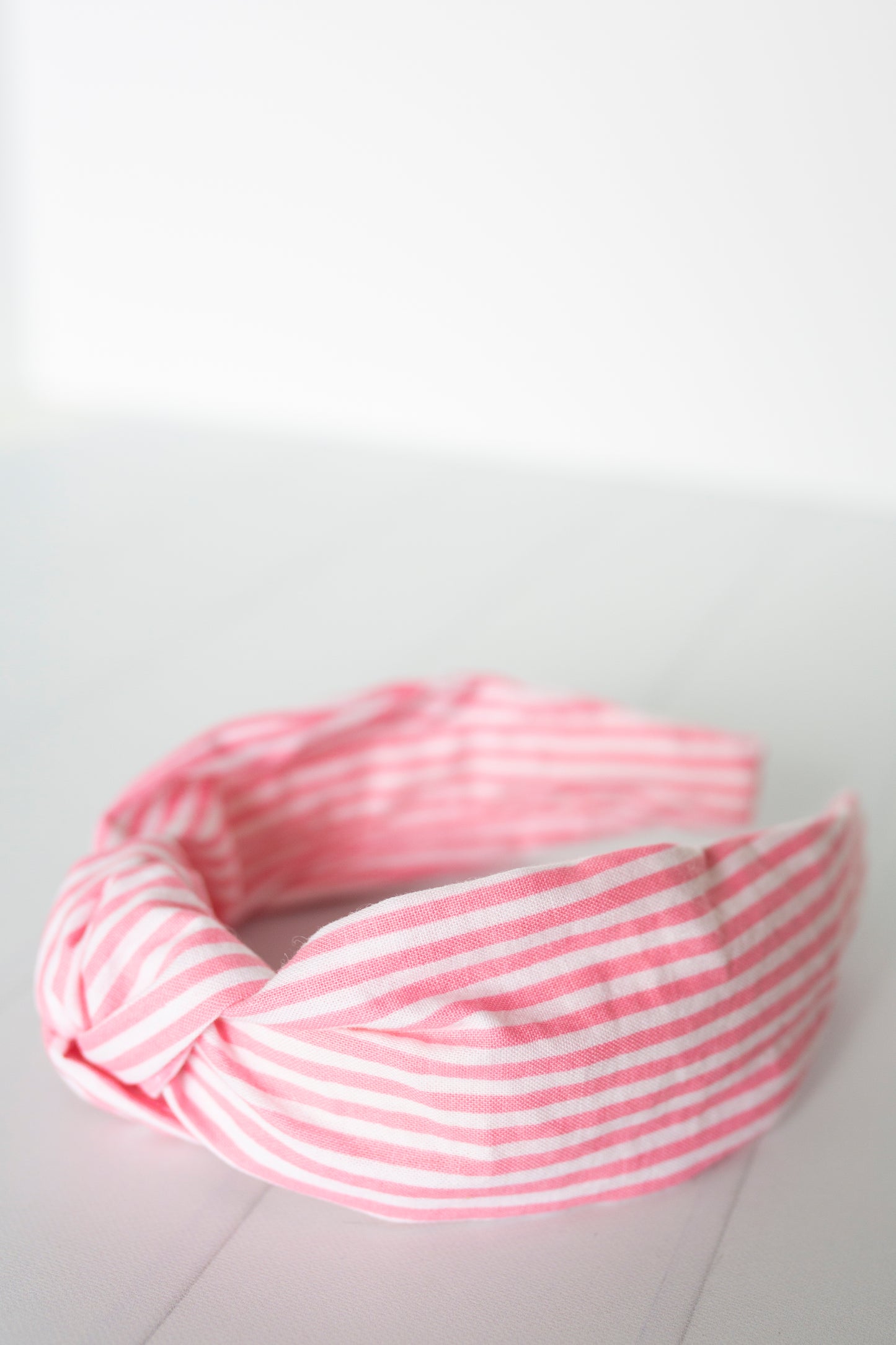 Pink Striped Headband