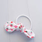 Strawberry Bow Hair Tie