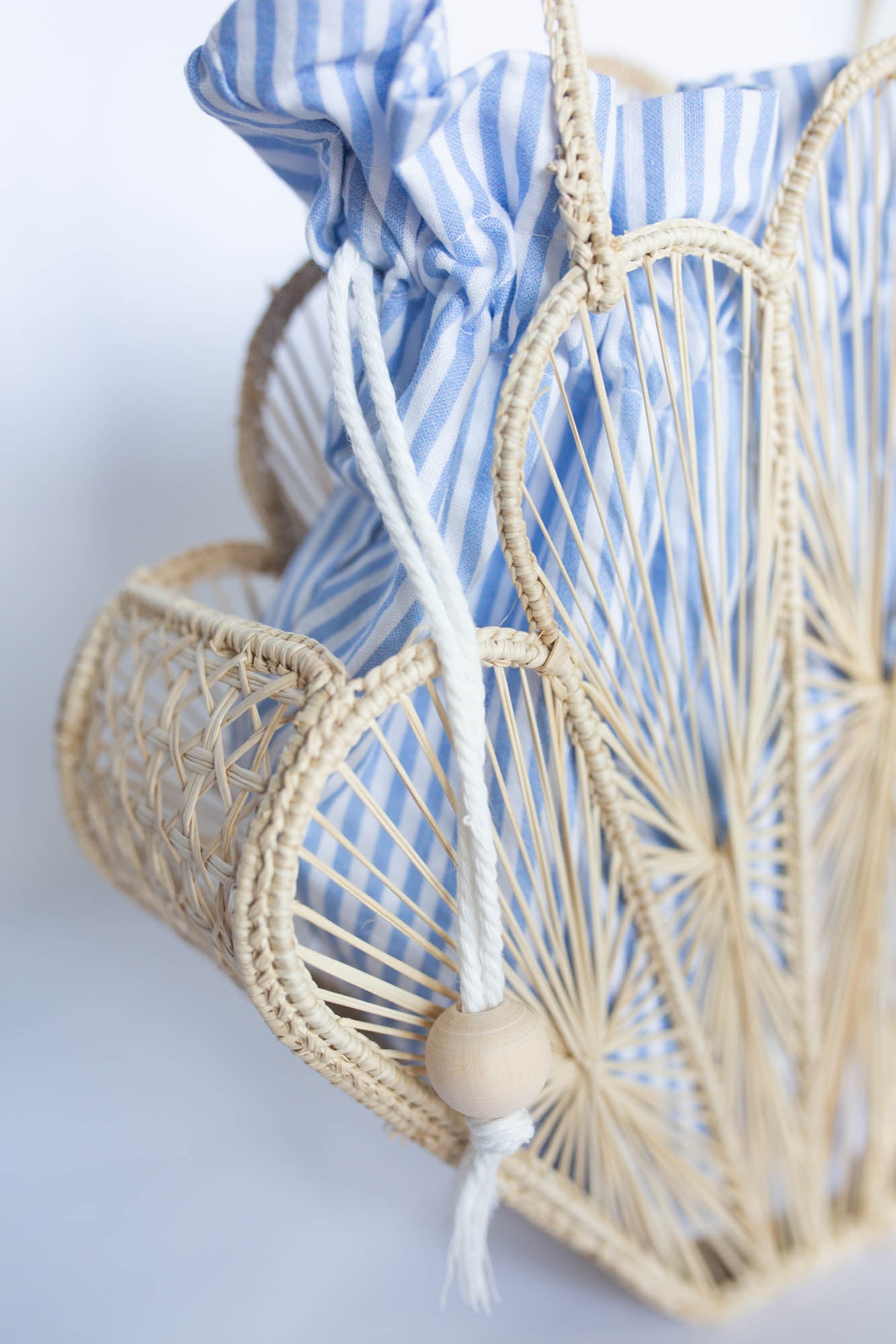 Raffia blue on sale