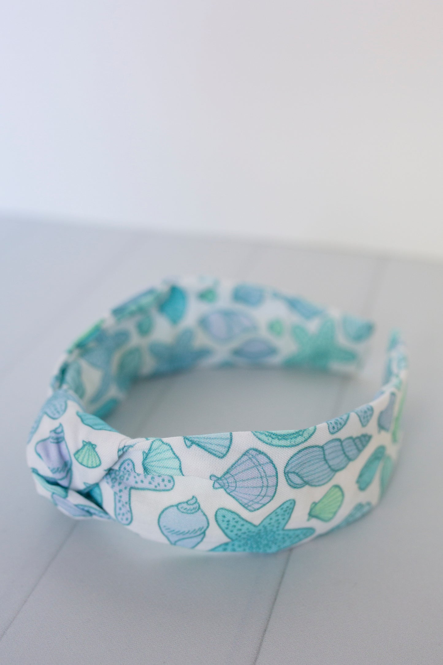 Captiva Island Blue Shell Print Headband