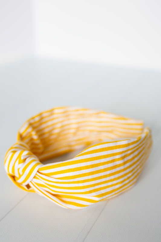 Yellow Striped Headband