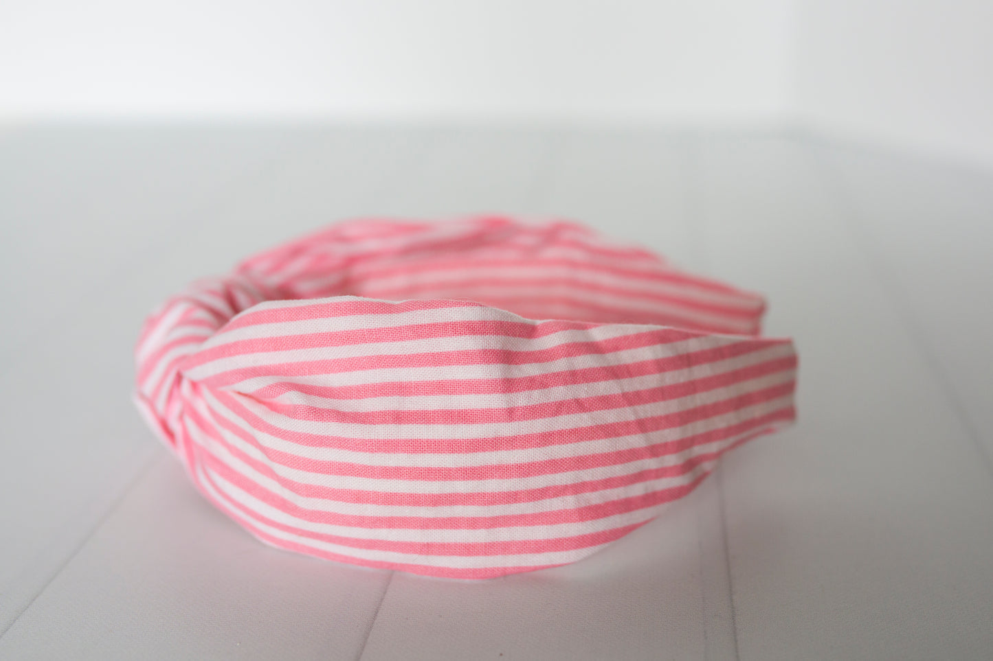 Pink Striped Headband